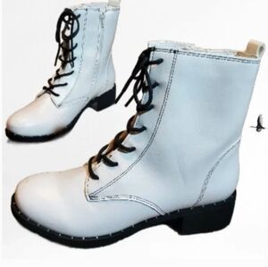 Women Shoes Lace Up Boots